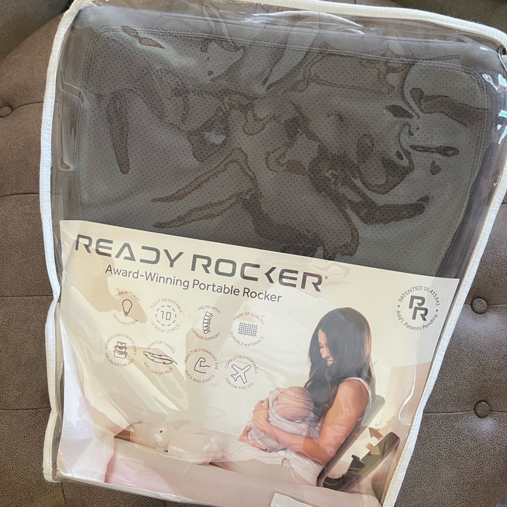 Gray Portable Rocker